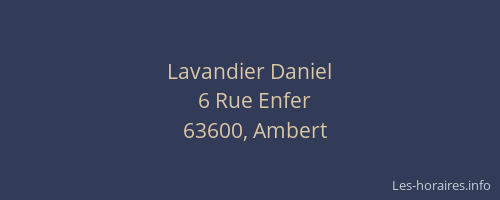 Lavandier Daniel