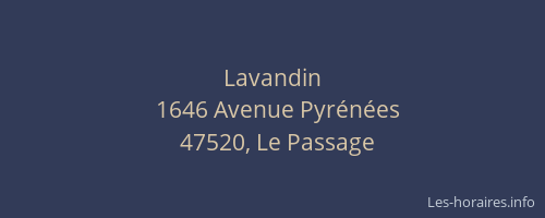Lavandin