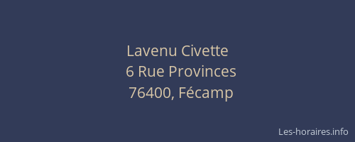 Lavenu Civette
