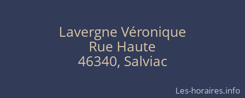 Lavergne Véronique