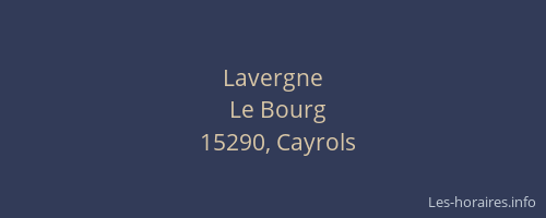Lavergne