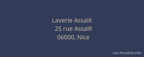 Laverie Assalit