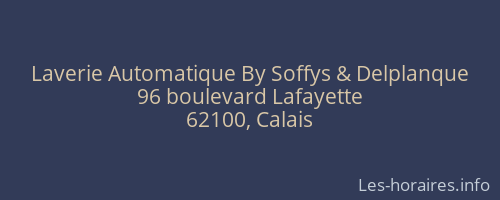 Laverie Automatique By Soffys & Delplanque