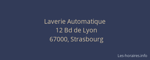 Laverie Automatique