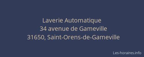 Laverie Automatique