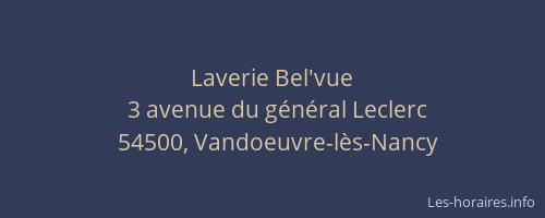 Laverie Bel'vue
