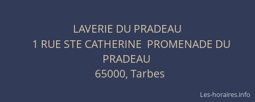 LAVERIE DU PRADEAU