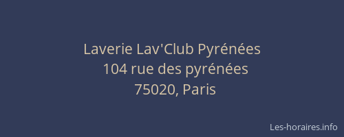Laverie Lav'Club Pyrénées