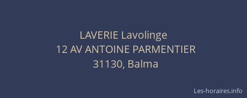 LAVERIE Lavolinge