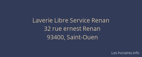 Laverie Libre Service Renan