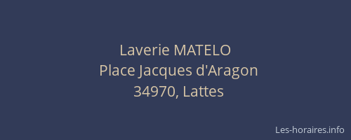 Laverie MATELO