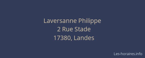 Laversanne Philippe