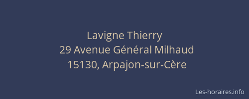 Lavigne Thierry