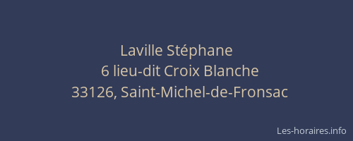 Laville St&eacute;phane