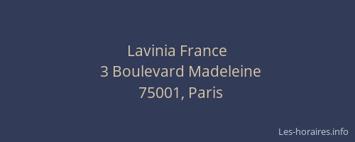 Lavinia France