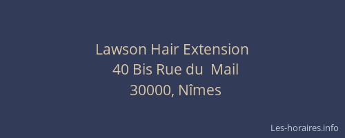 Lawson Hair Extension