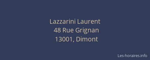 Lazzarini Laurent