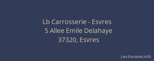 Lb Carrosserie - Esvres