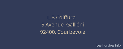 L.B Coiffure