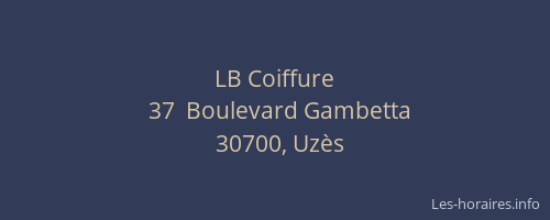 LB Coiffure