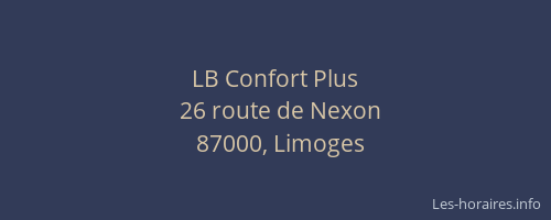 LB Confort Plus