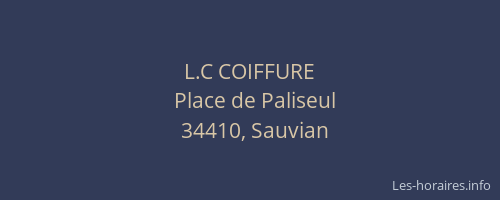L.C COIFFURE
