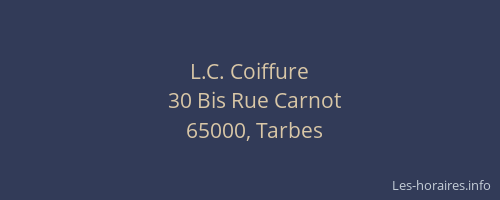 L.C. Coiffure