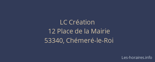LC Cr&eacute;ation