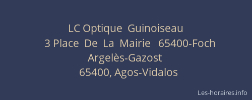 LC Optique  Guinoiseau