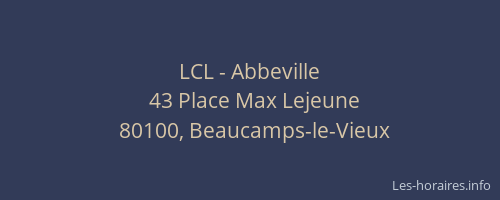 LCL - Abbeville