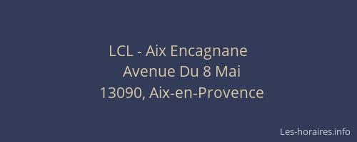 LCL - Aix Encagnane
