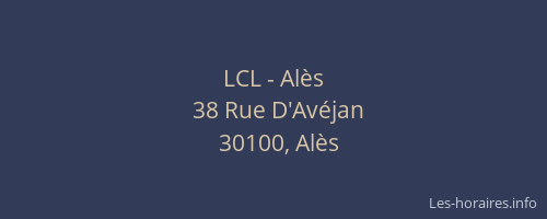 LCL - Alès
