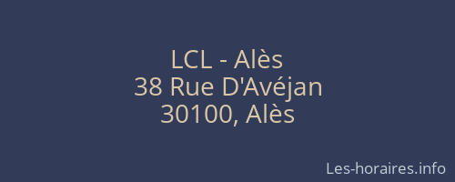 LCL - Alès