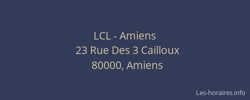 LCL - Amiens