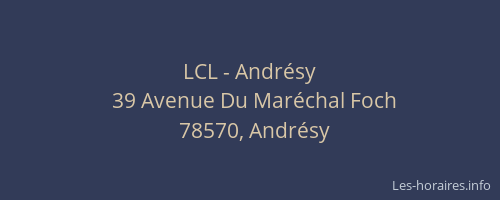LCL - Andrésy