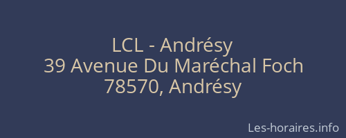 LCL - Andrésy