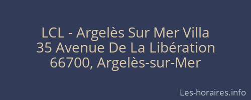 LCL - Argelès Sur Mer Villa