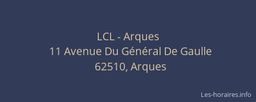 LCL - Arques