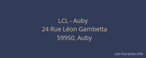 LCL - Auby