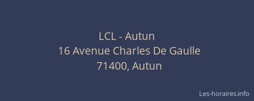 LCL - Autun