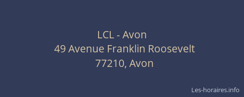 LCL - Avon