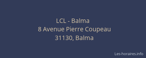 LCL - Balma