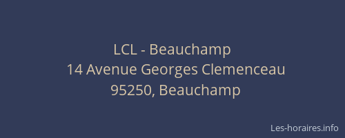 LCL - Beauchamp