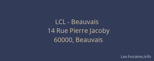 LCL - Beauvais