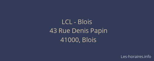 LCL - Blois