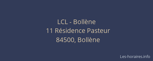LCL - Bollène