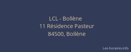 LCL - Boll&egrave;ne