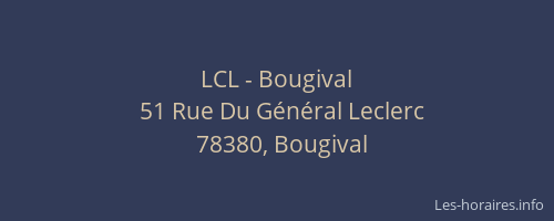 LCL - Bougival