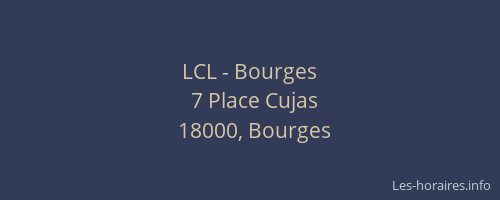 LCL - Bourges