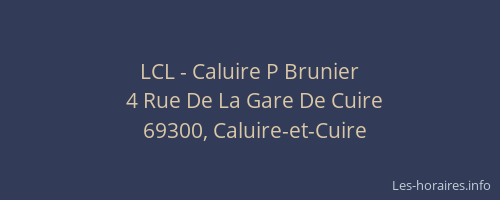 LCL - Caluire P Brunier